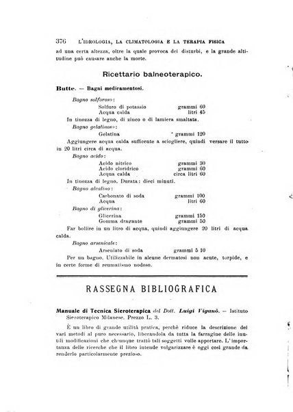 L'idrologia, la climatologia e la terapia fisica periodico mensile dell'Associazione medica italiana d'idrologia, climatologia e terapia fisica