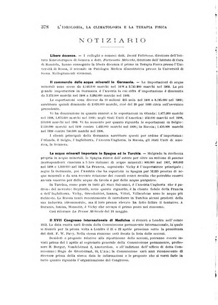 L'idrologia, la climatologia e la terapia fisica periodico mensile dell'Associazione medica italiana d'idrologia, climatologia e terapia fisica