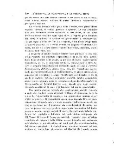 L'idrologia, la climatologia e la terapia fisica periodico mensile dell'Associazione medica italiana d'idrologia, climatologia e terapia fisica