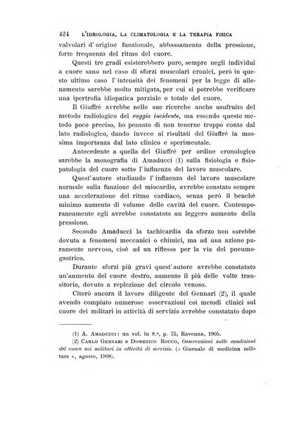 L'idrologia, la climatologia e la terapia fisica periodico mensile dell'Associazione medica italiana d'idrologia, climatologia e terapia fisica