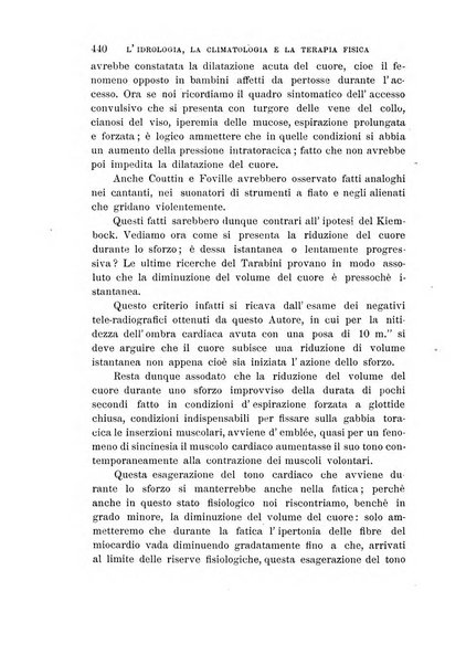 L'idrologia, la climatologia e la terapia fisica periodico mensile dell'Associazione medica italiana d'idrologia, climatologia e terapia fisica