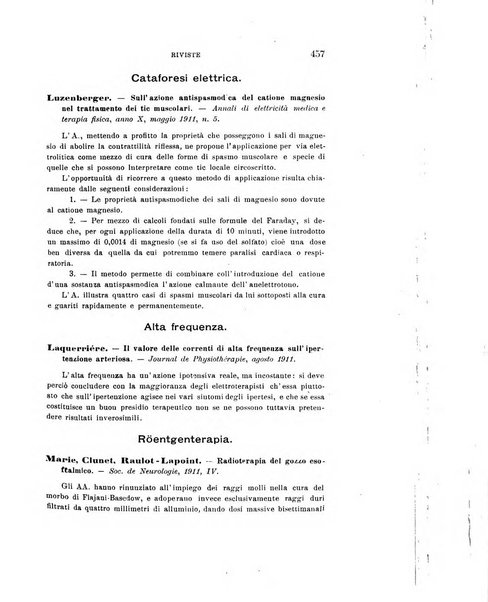 L'idrologia, la climatologia e la terapia fisica periodico mensile dell'Associazione medica italiana d'idrologia, climatologia e terapia fisica