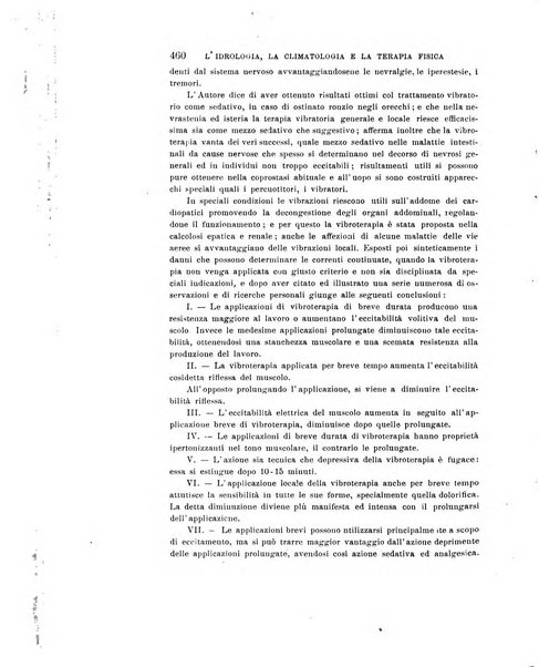 L'idrologia, la climatologia e la terapia fisica periodico mensile dell'Associazione medica italiana d'idrologia, climatologia e terapia fisica