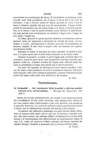 L'idrologia, la climatologia e la terapia fisica periodico mensile dell'Associazione medica italiana d'idrologia, climatologia e terapia fisica