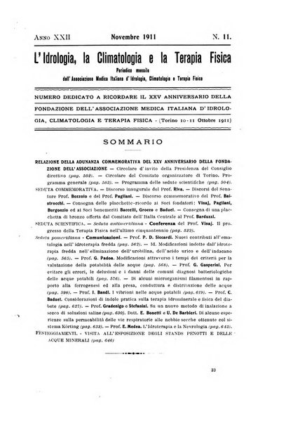 L'idrologia, la climatologia e la terapia fisica periodico mensile dell'Associazione medica italiana d'idrologia, climatologia e terapia fisica