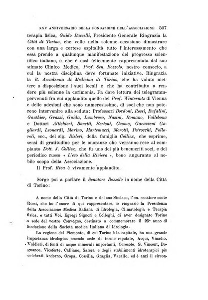 L'idrologia, la climatologia e la terapia fisica periodico mensile dell'Associazione medica italiana d'idrologia, climatologia e terapia fisica