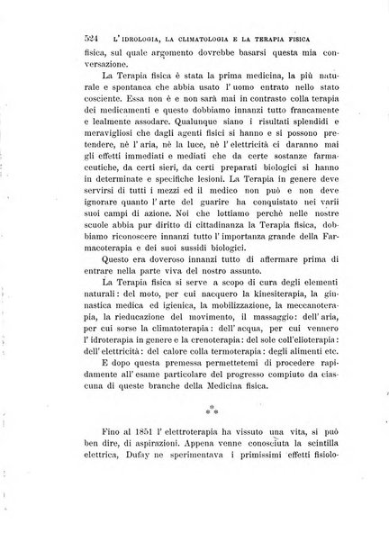 L'idrologia, la climatologia e la terapia fisica periodico mensile dell'Associazione medica italiana d'idrologia, climatologia e terapia fisica