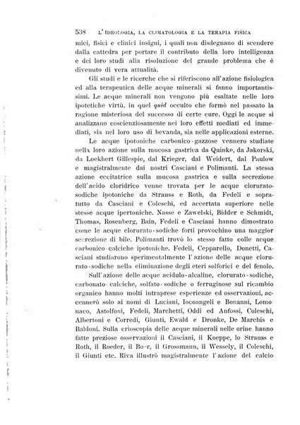 L'idrologia, la climatologia e la terapia fisica periodico mensile dell'Associazione medica italiana d'idrologia, climatologia e terapia fisica