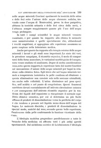 L'idrologia, la climatologia e la terapia fisica periodico mensile dell'Associazione medica italiana d'idrologia, climatologia e terapia fisica