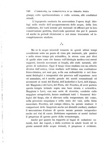 L'idrologia, la climatologia e la terapia fisica periodico mensile dell'Associazione medica italiana d'idrologia, climatologia e terapia fisica