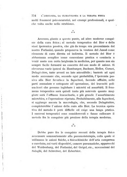 L'idrologia, la climatologia e la terapia fisica periodico mensile dell'Associazione medica italiana d'idrologia, climatologia e terapia fisica