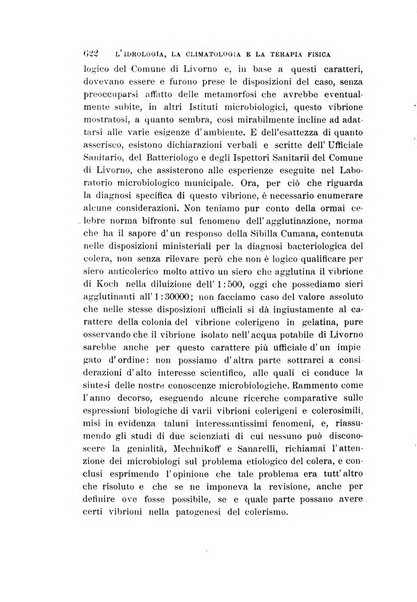 L'idrologia, la climatologia e la terapia fisica periodico mensile dell'Associazione medica italiana d'idrologia, climatologia e terapia fisica