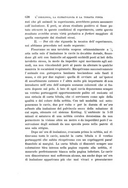 L'idrologia, la climatologia e la terapia fisica periodico mensile dell'Associazione medica italiana d'idrologia, climatologia e terapia fisica