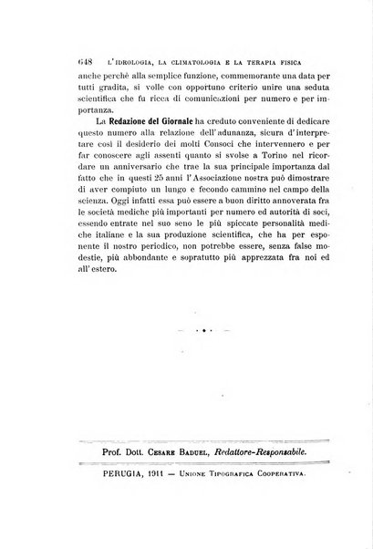 L'idrologia, la climatologia e la terapia fisica periodico mensile dell'Associazione medica italiana d'idrologia, climatologia e terapia fisica