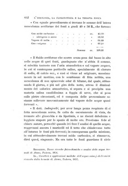 L'idrologia, la climatologia e la terapia fisica periodico mensile dell'Associazione medica italiana d'idrologia, climatologia e terapia fisica