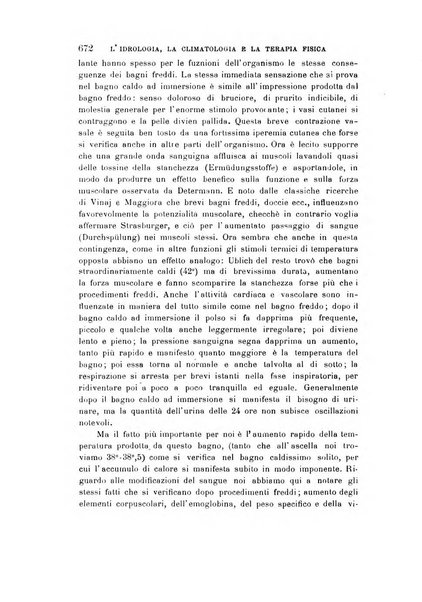 L'idrologia, la climatologia e la terapia fisica periodico mensile dell'Associazione medica italiana d'idrologia, climatologia e terapia fisica