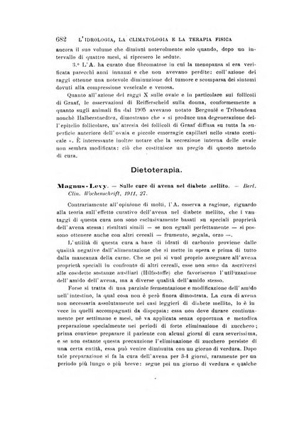 L'idrologia, la climatologia e la terapia fisica periodico mensile dell'Associazione medica italiana d'idrologia, climatologia e terapia fisica