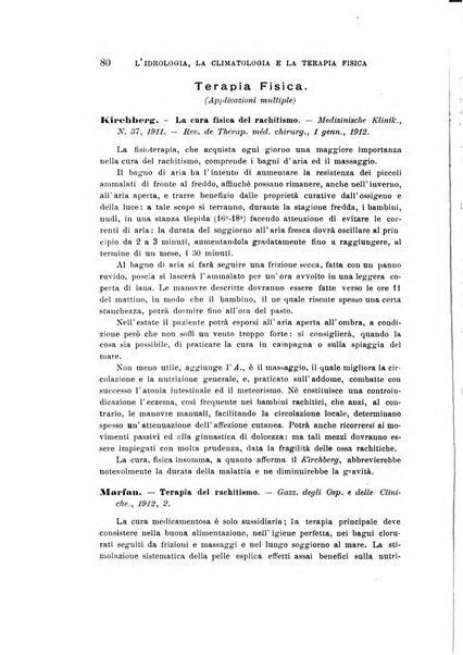 L'idrologia, la climatologia e la terapia fisica periodico mensile dell'Associazione medica italiana d'idrologia, climatologia e terapia fisica