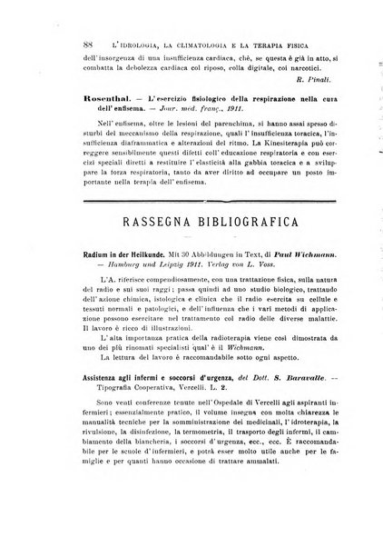 L'idrologia, la climatologia e la terapia fisica periodico mensile dell'Associazione medica italiana d'idrologia, climatologia e terapia fisica