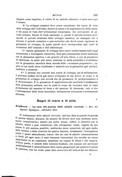 L'idrologia, la climatologia e la terapia fisica periodico mensile dell'Associazione medica italiana d'idrologia, climatologia e terapia fisica