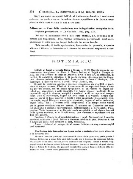 L'idrologia, la climatologia e la terapia fisica periodico mensile dell'Associazione medica italiana d'idrologia, climatologia e terapia fisica