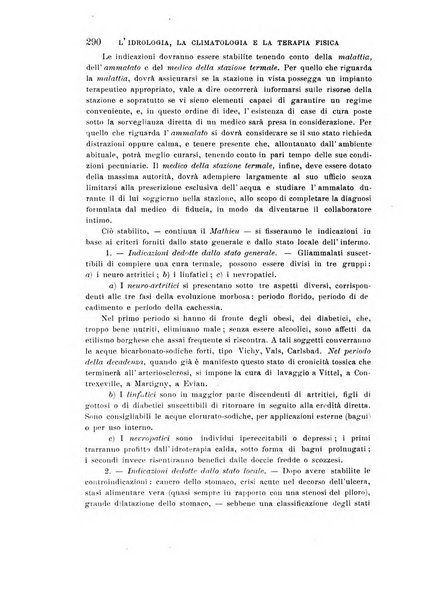 L'idrologia, la climatologia e la terapia fisica periodico mensile dell'Associazione medica italiana d'idrologia, climatologia e terapia fisica