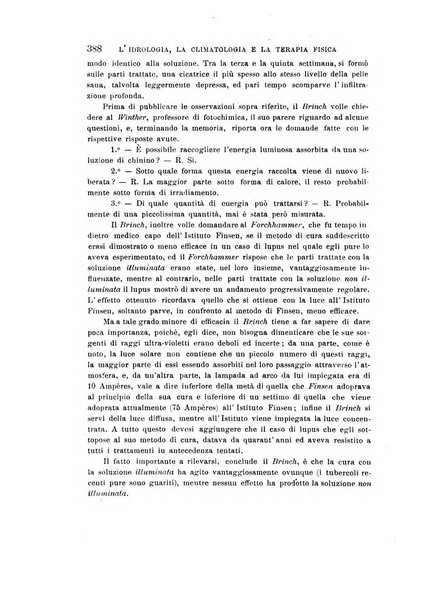 L'idrologia, la climatologia e la terapia fisica periodico mensile dell'Associazione medica italiana d'idrologia, climatologia e terapia fisica