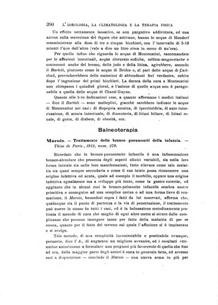 L'idrologia, la climatologia e la terapia fisica periodico mensile dell'Associazione medica italiana d'idrologia, climatologia e terapia fisica