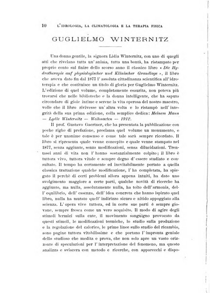 L'idrologia, la climatologia e la terapia fisica periodico mensile dell'Associazione medica italiana d'idrologia, climatologia e terapia fisica