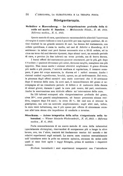 L'idrologia, la climatologia e la terapia fisica periodico mensile dell'Associazione medica italiana d'idrologia, climatologia e terapia fisica