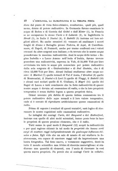 L'idrologia, la climatologia e la terapia fisica periodico mensile dell'Associazione medica italiana d'idrologia, climatologia e terapia fisica