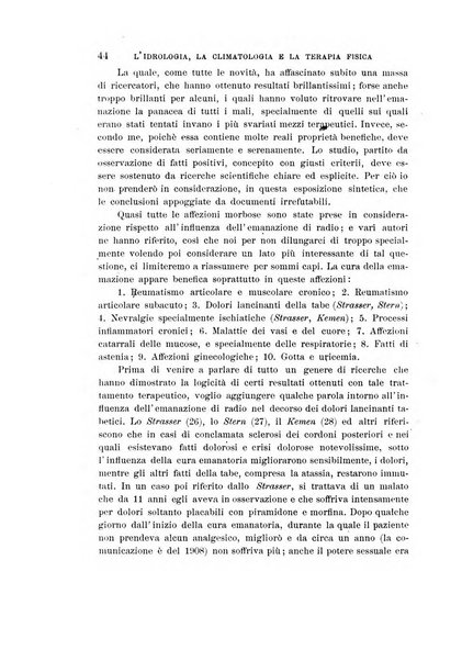 L'idrologia, la climatologia e la terapia fisica periodico mensile dell'Associazione medica italiana d'idrologia, climatologia e terapia fisica