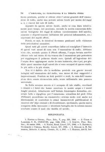 L'idrologia, la climatologia e la terapia fisica periodico mensile dell'Associazione medica italiana d'idrologia, climatologia e terapia fisica