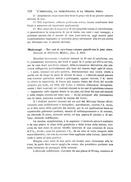 L'idrologia, la climatologia e la terapia fisica periodico mensile dell'Associazione medica italiana d'idrologia, climatologia e terapia fisica