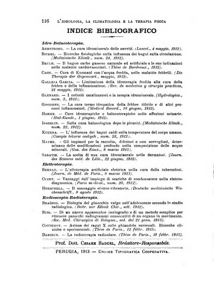 L'idrologia, la climatologia e la terapia fisica periodico mensile dell'Associazione medica italiana d'idrologia, climatologia e terapia fisica