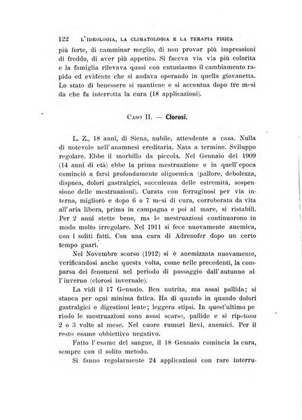 L'idrologia, la climatologia e la terapia fisica periodico mensile dell'Associazione medica italiana d'idrologia, climatologia e terapia fisica