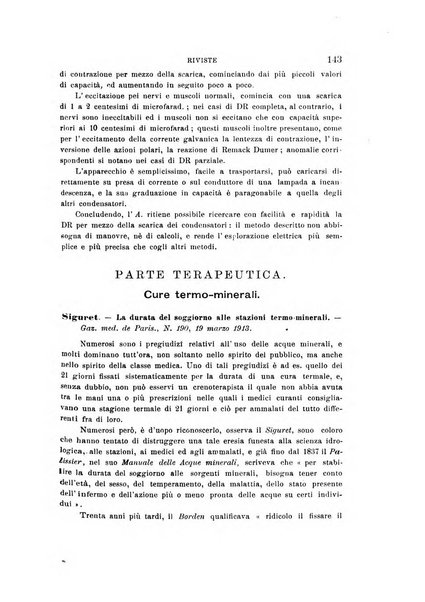 L'idrologia, la climatologia e la terapia fisica periodico mensile dell'Associazione medica italiana d'idrologia, climatologia e terapia fisica