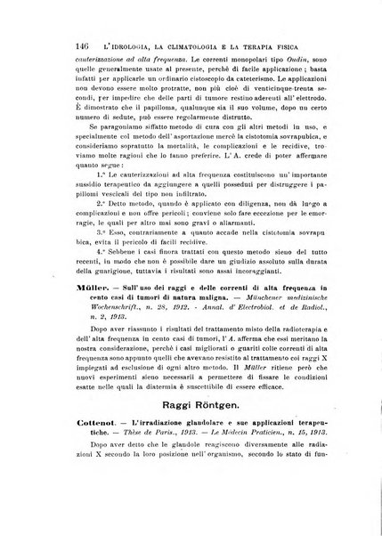 L'idrologia, la climatologia e la terapia fisica periodico mensile dell'Associazione medica italiana d'idrologia, climatologia e terapia fisica