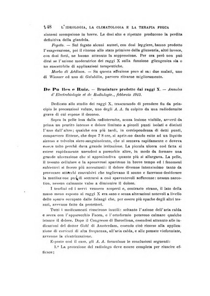 L'idrologia, la climatologia e la terapia fisica periodico mensile dell'Associazione medica italiana d'idrologia, climatologia e terapia fisica