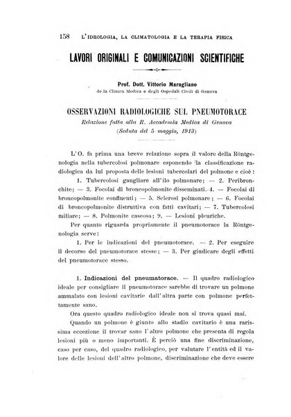 L'idrologia, la climatologia e la terapia fisica periodico mensile dell'Associazione medica italiana d'idrologia, climatologia e terapia fisica