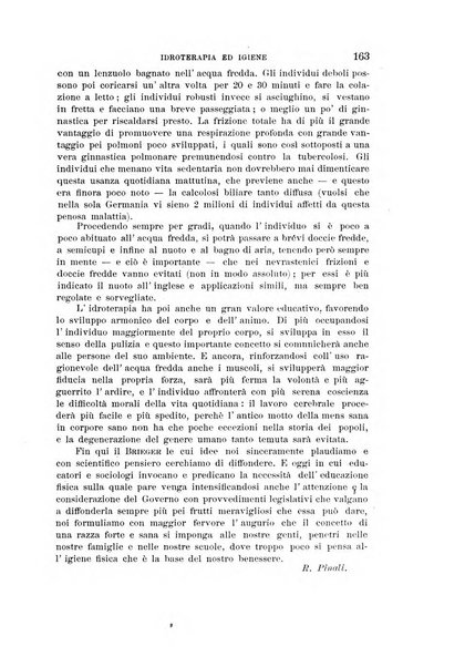 L'idrologia, la climatologia e la terapia fisica periodico mensile dell'Associazione medica italiana d'idrologia, climatologia e terapia fisica