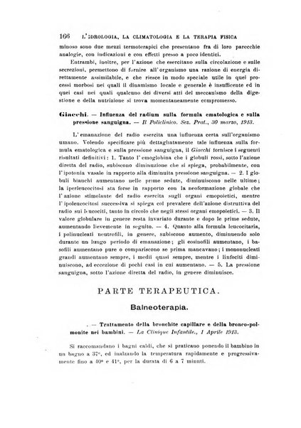 L'idrologia, la climatologia e la terapia fisica periodico mensile dell'Associazione medica italiana d'idrologia, climatologia e terapia fisica