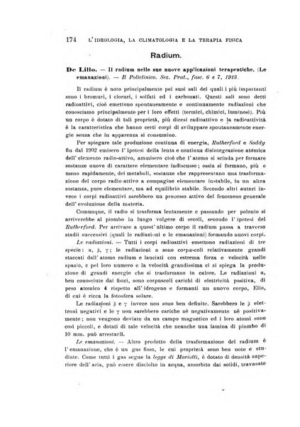 L'idrologia, la climatologia e la terapia fisica periodico mensile dell'Associazione medica italiana d'idrologia, climatologia e terapia fisica