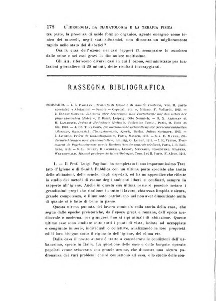 L'idrologia, la climatologia e la terapia fisica periodico mensile dell'Associazione medica italiana d'idrologia, climatologia e terapia fisica