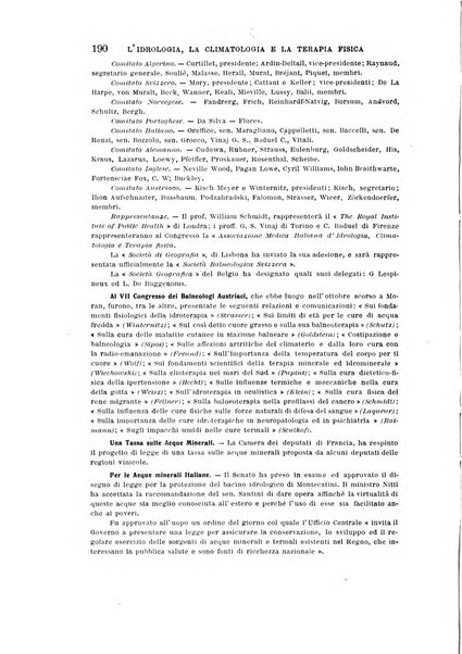 L'idrologia, la climatologia e la terapia fisica periodico mensile dell'Associazione medica italiana d'idrologia, climatologia e terapia fisica