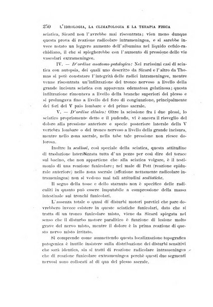 L'idrologia, la climatologia e la terapia fisica periodico mensile dell'Associazione medica italiana d'idrologia, climatologia e terapia fisica