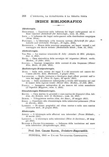 L'idrologia, la climatologia e la terapia fisica periodico mensile dell'Associazione medica italiana d'idrologia, climatologia e terapia fisica