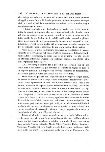 L'idrologia, la climatologia e la terapia fisica periodico mensile dell'Associazione medica italiana d'idrologia, climatologia e terapia fisica