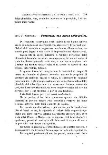 L'idrologia, la climatologia e la terapia fisica periodico mensile dell'Associazione medica italiana d'idrologia, climatologia e terapia fisica