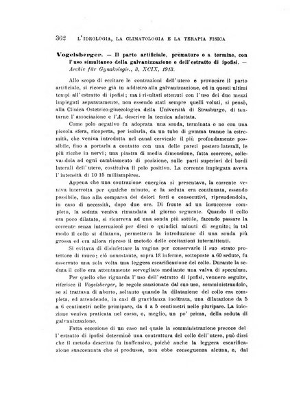 L'idrologia, la climatologia e la terapia fisica periodico mensile dell'Associazione medica italiana d'idrologia, climatologia e terapia fisica